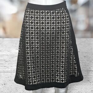 Catherine Malandrino Geometric Cut Out Skirt‎